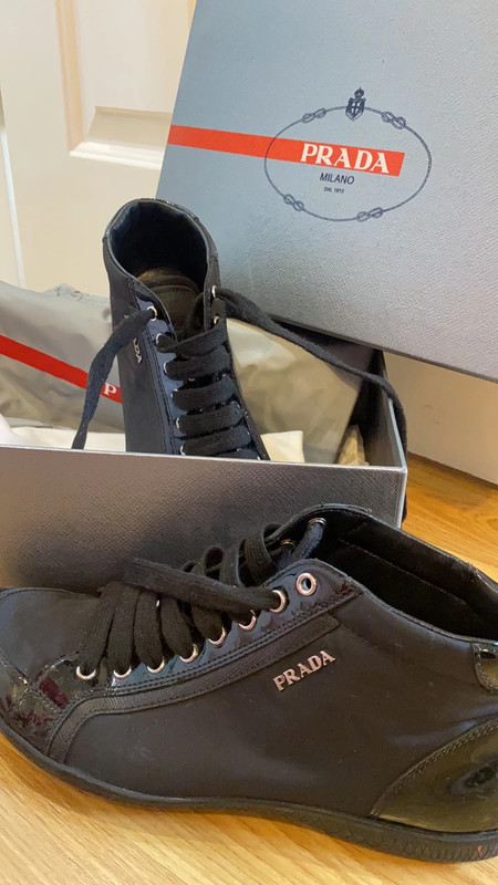 Authentic Black Prada Trainers