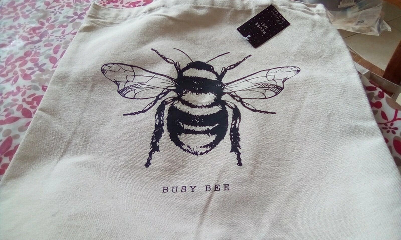 Set of 2 Pure Cotton Bee Towels, M&S Collection