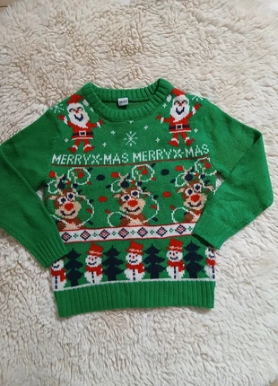 Jolie pull de noel 98/104 cm tres bon etat, marque: H&M, état: Très bon état, taille: 3 ans / 98 cm, 2,00 €, 2,80 € Protection acheteurs incluse