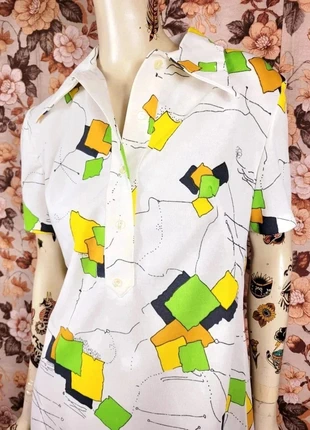 Robe hiver vintage 70s graphique graphic short dress seventies pop 40 L, marque: Vintage Chic, état: Très bon état, taille: L / 40 / 12, 28,00 €, 30,10 € Protection acheteurs incluse