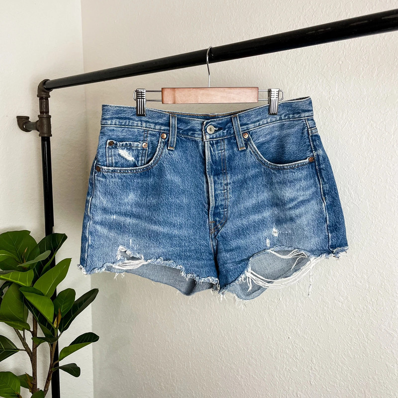 LEVIS | Premium 501 Distressed Shorts 1