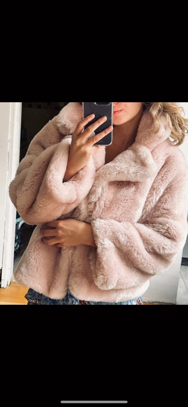 Faux fur coat victoria secret discount