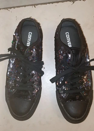 Converse all star sequin, marca: Converse, estado: Muy bueno, tamaño: 37, 7,00 €, 8,05 € Protección al comprador incluida