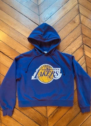 Los Angeles Lakers hoodie paars, marca: Don't Call Me Jennyfer, estado: Muy bueno, tamaño: XS, 5,00 €, 5,95 € Protección al comprador incluida