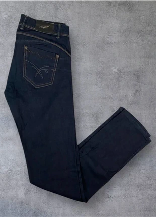 Jean Kaporal femme slim brodé bleu marine - Taille 41, marque: Kaporal, état: Très bon état, taille: L / 40 / 12, 19,00 €, 20,65 € Protection acheteurs incluse