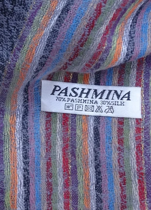 Foulard Écharpe Couleurs Pastels Pashmina et Soie Vintage, marke: Pashmina, zustand: Sehr gut, 28,00 €, 30,10 € inklusive Vinted-Käuferschutz