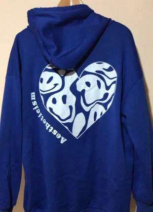 Sudadera con capucha aesthetic smileface, brand: Aesthetic, condizioni: Ottime, taglia: XL, €40.00, €42.70 include la Protezione acquisti