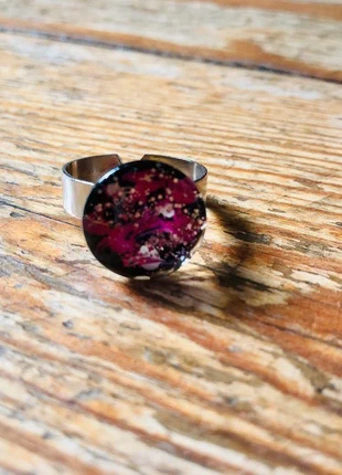 Ring schwarz und pink mit Glitzer NEU Kosmos Geschenkidee verstellbar Punk, marque: Ohne, état: Neuf sans étiquette, taille: Ajustable, 5,00 €, 5,95 € Protection acheteurs incluse