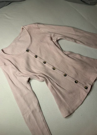 Autumn Pink Long Sleeve Top with Button Detail, marke: Sonstiges, zustand: Sehr gut, größe: S / 36 / 8, 4,90 €, 5,85 € inklusive Vinted-Käuferschutz