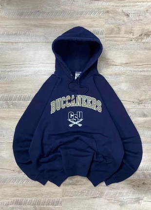 Sweat Pull à Capuche Sweater Hoodie University Buccaneers Bleu Marine L Vintage Rétro USA 00s, marca: Vintage Dressing, estado: Muito bom, tamanho: L, €25.00, €26.95 inclui Proteção do Comprador