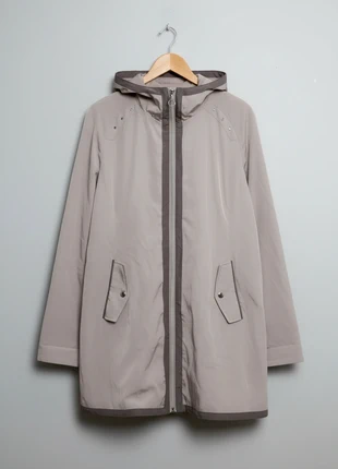 Danwear – Premium & Elegant Beige Jacket with Zipped & Front Pocket – 46 👜, marca: Vintage Dressing, estado: Muito bom, tamanho: XXXL / 46 / 18, €49.99, €53.19 inclui Proteção do Comprador Pro