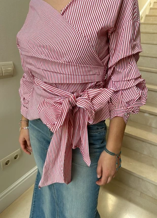 Candy Cane stripped blouse, marque: Zara, état: Bon état, taille: M / 38 / 10, 18,95 €, 20,60 € Protection acheteurs incluse