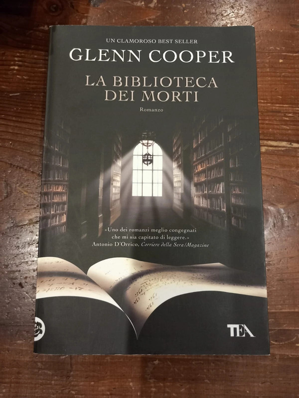 LIBRO: La Biblioteca dei Morti Glenn Cooper