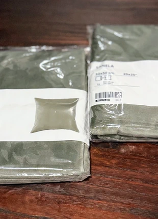 Set of 2 Cushion Covers – Dark Grey, 50x50 cm, marca: IKEA, estado: Novo com etiquetas, tamanho: 50 x 50 cm, €9.99, €11.19 inclui Proteção do Comprador