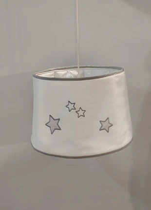 Adorable White & Grey Star Children's Pendant Lamp, marca: Star, estado: Como novo, €7.99, €9.09 inclui Proteção do Comprador