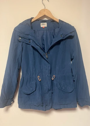 Abrigo de entretiempo finito Only color azul - Talla S, marca: ONLY, estado: Muy bueno, tamaño: S / 36 / 8, 5,00 €, 5,95 € Protección al comprador incluida