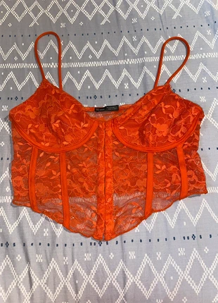 Top de encaje del Bershka vintage, marque: Bershka, état: Très bon état, taille: M / 38 / 10, 6,00 €, 7,00 € Protection acheteurs incluse