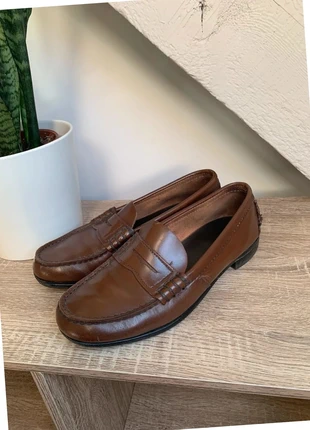 Mocassins en cuir Sebago / Marron - brun - chocolat / taille 40,5, merk: Sebago, staat: Heel goed, maat: 40.5, € 90,00, € 95,20 inclusief Kopersbescherming