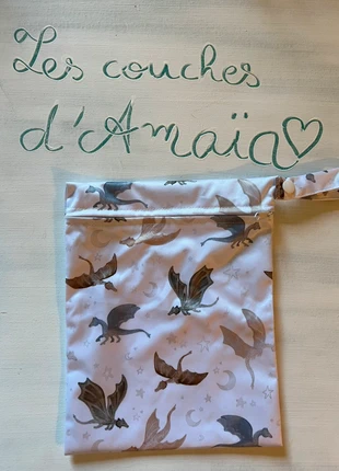 Pochette imperméable motif dragon – Grand format 20x25 cm, marque: sac imperméable, état: Neuf avec étiquette, 2,50 €, 3,33 € Protection acheteurs (Pro) incluse
