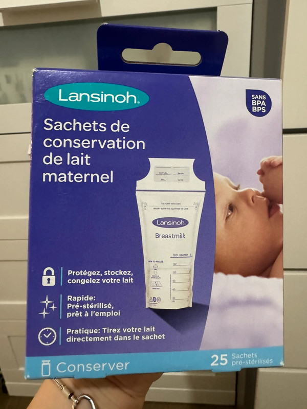 Lansinoh sachets de conservation de lait maternel 1