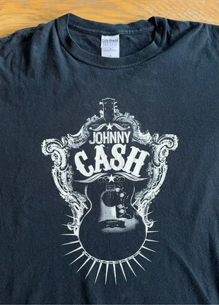 Vintage T-shirt Johnny Cash 2002 homme médium, brand: Gildan, condition: Very good, size: M, €25.00, €26.95 includes Buyer Protection