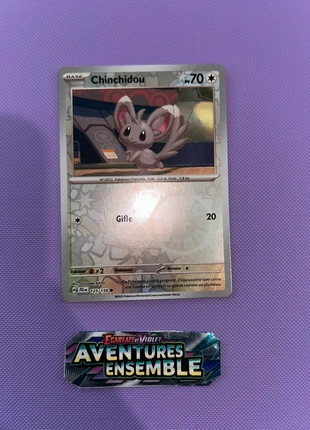 Carte Pokémon Chinchidou 125/159 Reverse Aventures Ensemble Fr, brand: Pokémon, condition: Very good, €1.00, €1.75 includes Buyer Protection