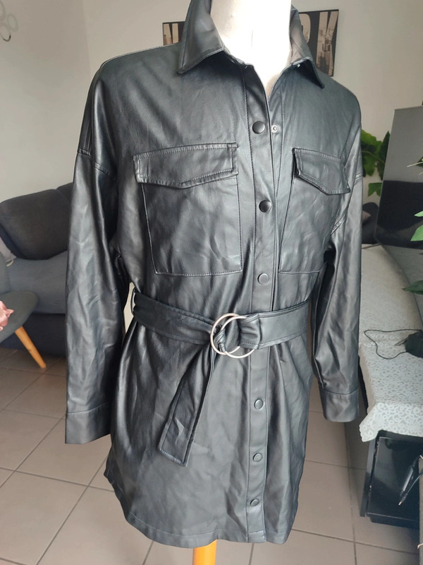 Manteau style chemise longue