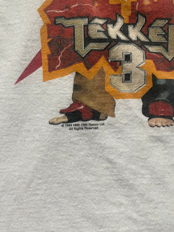 Vintage 1994 Tekken 3 single stitch promo tee 2