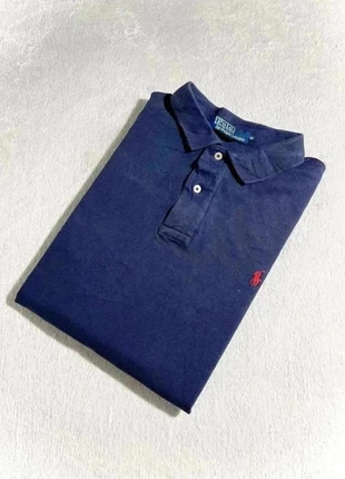 🐎 Polo Ralph Lauren bleu navy avec logo brodé rouge - Vintage Année 2000 - M Homme, merk: Ralph Lauren, staat: Heel goed, maat: M, € 27,00, € 29,05 inclusief Kopersbescherming