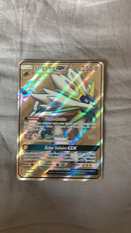 Pokemon - Solgaleo GX - 143/149 - Full Art Ultra Rare