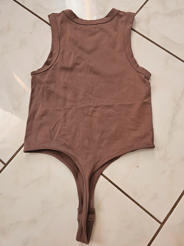 Mauve basic bodysuit 5