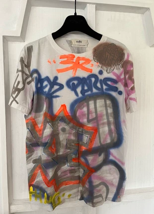 faith connexion paris t-shirt mit aufdruck bunt, marke: Faith Connexion, zustand: Sehr gut, größe: S / 36 / 8, 38,00 €, 40,60 € inklusive Vinted-Käuferschutz