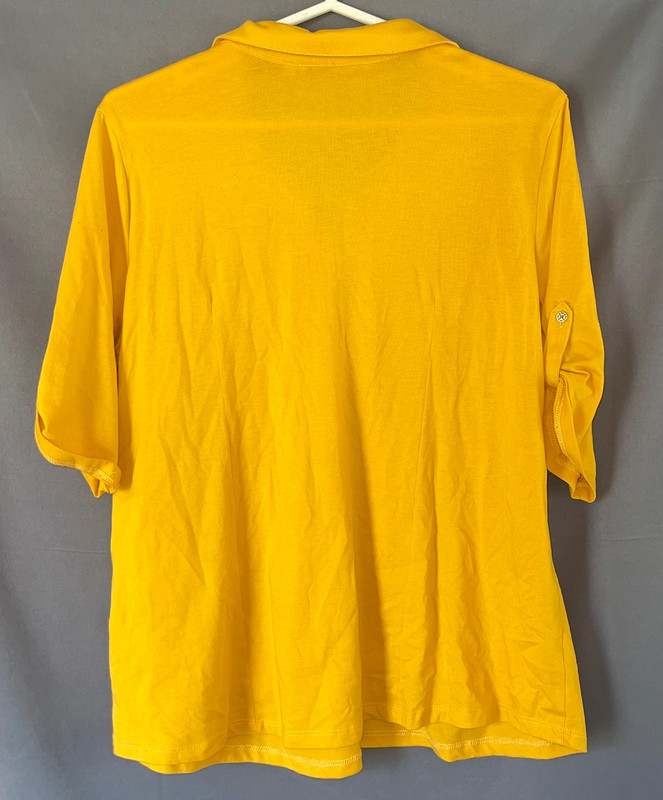 Emily Daniels size xl yellow blouse top 5