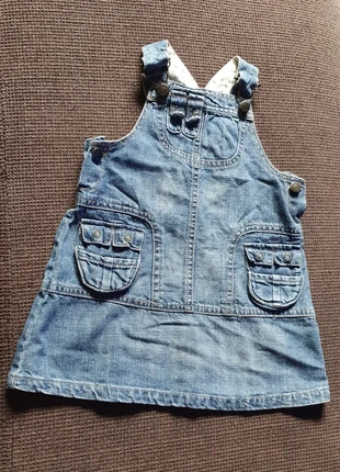 Robe en jean 18 mois grain de blé, merk: Grain de Blé, staat: Heel goed, maat: 12-18 maanden / 80 cm, € 1,50, € 2,28 inclusief Kopersbescherming