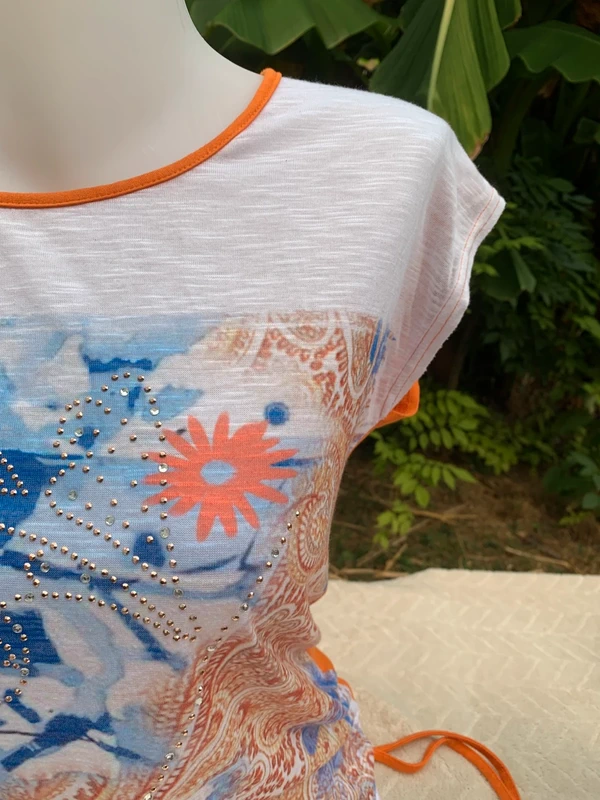 TEE shirt vintage sym taille 44 manches courtes - photo numéro 4
