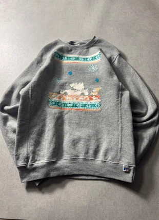 Sweat Crewnek Russel Athletic USA vintage gris – Taille S Oversize (Unisexe), marke: Russel Athletic, zustand: Sehr gut, größe: S, 25,00 €, 26,95 € beinhaltet Vinted-Käuferschutz Pro