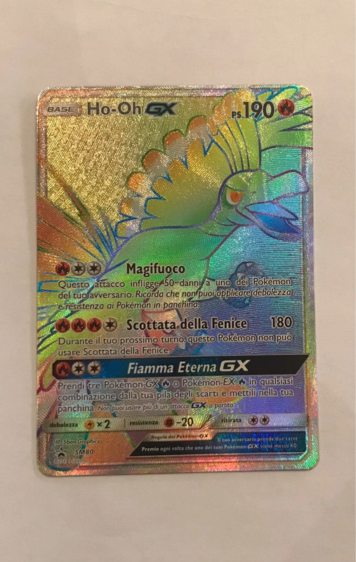 carta pokemon Ho-Oh GX - Vinted