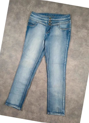 Jean skinny taille haute bleu clair femme Freedom Flex – taille FR 42 W32 US 14 Y2K rétro, marca: Vintage Dressing, estado: Muito bom, tamanho: XL / 42 / 14, €14.90, €16.35 inclui Proteção do Comprador