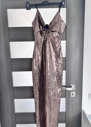 Dlhé trblietavé večerné šaty, marca: Shein, estado: Novo sem etiquetas, tamanho: XS / 34 / 6, €10.00, €11.20 inclui Proteção do Comprador