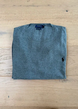 Pull col rond / Ralph Lauren / taille L / coton / gris foncés, marca: Ralph Lauren, estado: Muito bom, tamanho: L, €25.00, €26.95 inclui Proteção do Comprador