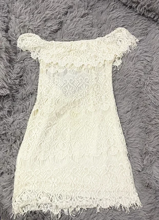 Vestido de encaje con escote de barco, marque: Local, état: Neuf sans étiquette, taille: S / 36 / 8, 6,00 €, 7,00 € Protection acheteurs incluse