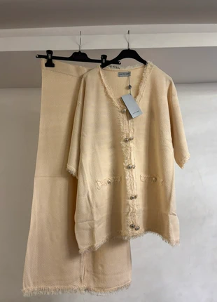 Premium quality co ord set cream, brand: Cream, condition: Good, size: One size, £40.00, £42.70 includes Buyer Protection