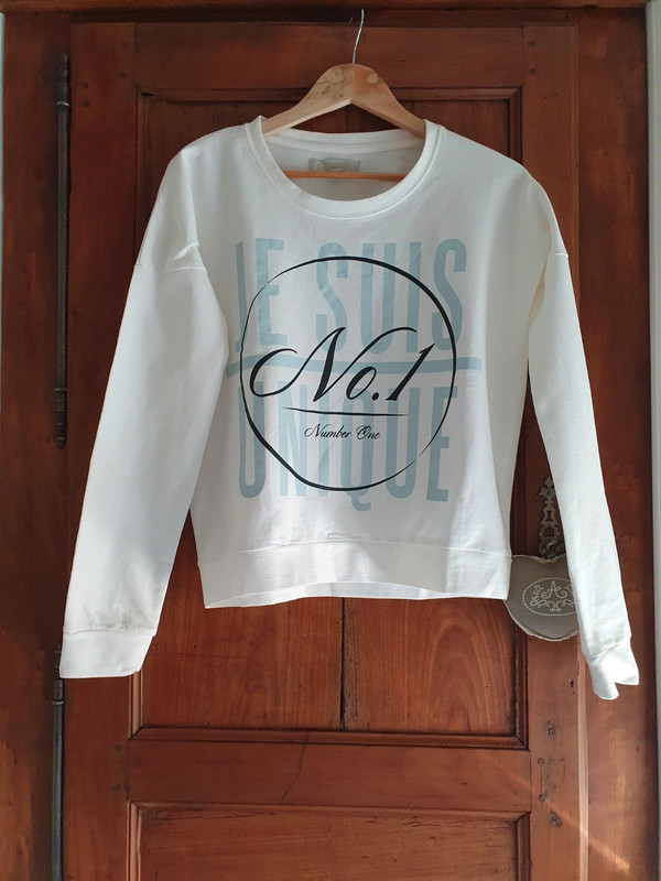 Sweat Esmara neuf blanc M 38 10 Vinted