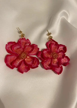 Hermosos pendientes colgantes de flor, staat: Nieuw met prijskaartje, € 9,00, € 10,15 inclusief Kopersbescherming