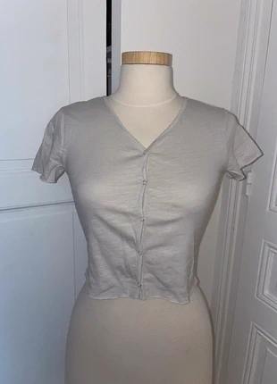 Crop top , merk: Zara, staat: Heel goed, maat: XS / 34 / 6, € 2,00, € 2,80 inclusief Kopersbescherming