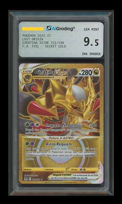 Giratina-VSTAR 212/196 in Portuguese Lost Origin Pokémon TCG