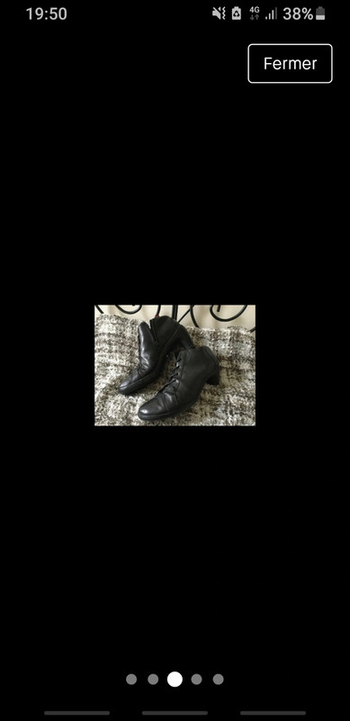 Chaussures Camper cuir noir T 40,5 2