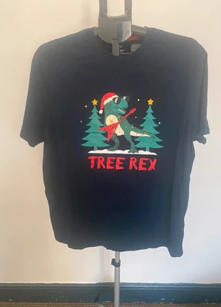 Navy blue Marks & Spencer Christmas T-shirt #ChristmasVibes #FestiveFashion, brand: Marks & Spencer, condition: Very good, size: XL / 14, £6.00, £7.00 includes Buyer Protection