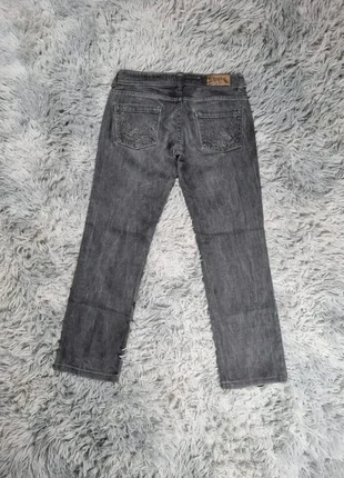 Jeans droit femme brodé y2k vintage gris, marque: Vintage Dressing, état: Très bon état, taille: S / 36 / 8, 16,00 €, 17,50 € Protection acheteurs (Pro) incluse