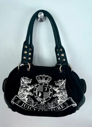 Vintage 2011 Juicy couture black Scottie dog fluffy bag, brand: Juicy Couture, condition: Very good, $27.00, $29.05 includes Buyer Protection
